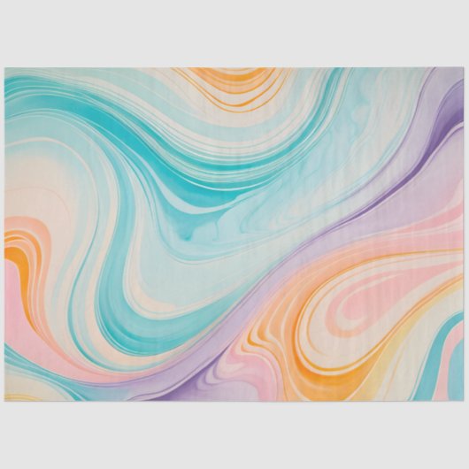 マーリカラフルー紙アートティッシュペーパー 薄葉紙 (正面)