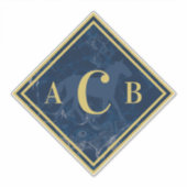 マーリモノグラムのド海軍+金ゴールド馬タックトランク シール (正面)