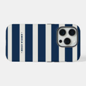 マーリンアンドトロピカルココナッツカバナストライプ iPhoneケース (裏面横)