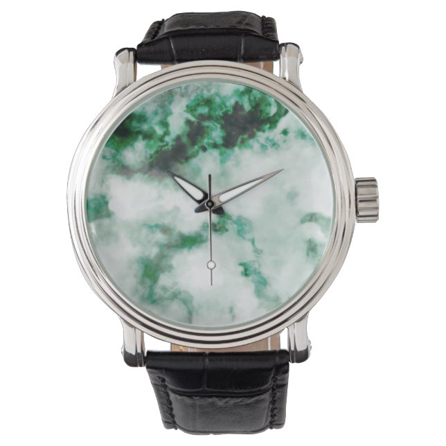 マーリング石英テクスチャ 腕時計 (正面)