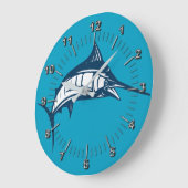 マーリンジャンプ ラージ壁時計 (傾斜)