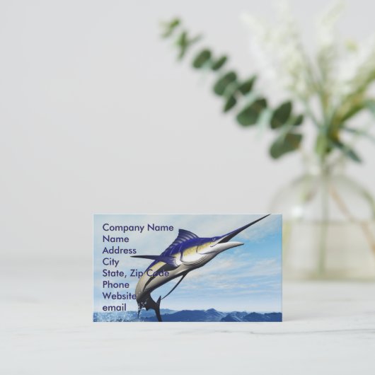 マーリンジャンプ 名刺 (スタンド正面)