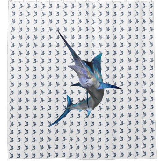 マーリンプロファイルシャワーカーテン シャワーカーテン (正面)