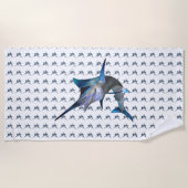 マーリンプロファイルビーチタオル ビーチタオル (正面)