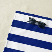 マーリン魚釣りクロムオン航海のズストライプデコール ビーチタオル (インサイチュ)