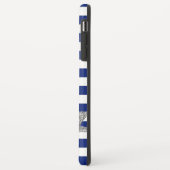 マーリン魚釣りシルバーオン航海のストライプズ Case-Mate iPhoneケース (裏面/左)