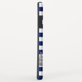 マーリン魚釣りシルバーオン航海のストライプズ Case-Mate iPhoneケース (裏面/右)