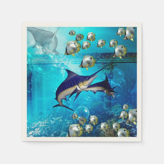 マーリン スタンダードカクテルナプキン (正面)