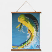 マーリン&ドルフィンフィッシュ 吊り下げ型タペストリー (正面2)