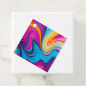 マーリーカラフルド紙アートギフトラベル フェイバータグ (インサイチュ)