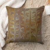 マーリーゴールデンウェットシダーアートパターンピロー クッション (ブランケット)