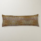 マーリーゴールデンウェットシダーアートパターンピロー ボディピロー (裏面)