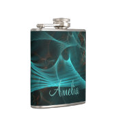 マーリーシルクフラクタルティール（緑がかった色）ID717 フラスク (右)