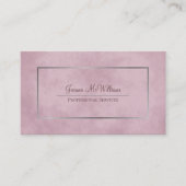 マーリーダスティバラ&シルバーエレガントプロフェッショナル 名刺 (正面)