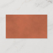 マーリーテラコッタシンプルプロフェッショナル写真 名刺 (裏面)