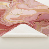 マーリーテラコッタ&金ゴールドシェルパブランケット シェルパブランケット (3/4)