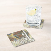 マーリーピクセルII スクエアペーパーコースター (インサイチュ)