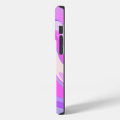 マーリーピンクパープルターコイズ Case-Mate iPhoneケース (裏面 / 左)