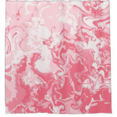 マーリーピンク シャワーカーテン (正面)