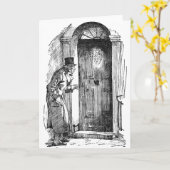 マーリー顔 カード (黄色い花)