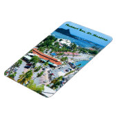 マールテン島マリゴット湾 マグネット (左側)