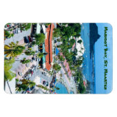 マールテン島マリゴット湾 マグネット (横)