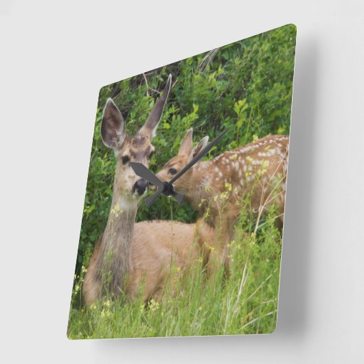 マールディアドウィズファウン スクエア壁時計 (傾斜)