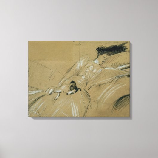 マールボロ公爵夫人 キャンバスプリント (正面)