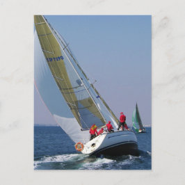 マール·メナーでのヨット·レース ポストカード