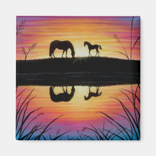 マーレとフォールサンライズの馬の磁石広場 マグネット (正面)