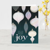 マーレエレガントドオーナメントジョイグリーティングカード カード (黄色い花)