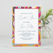 マーレモダンークラシックドブライダルシャワー 招待状 (スタンド正面)