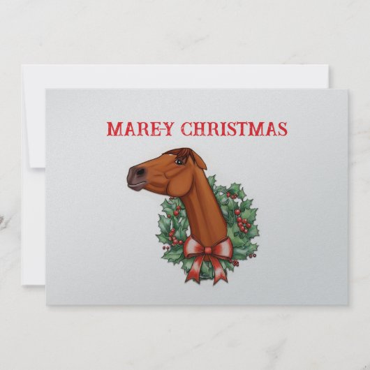 マーレ・イ・クリスマスカード2 案内状 (正面)