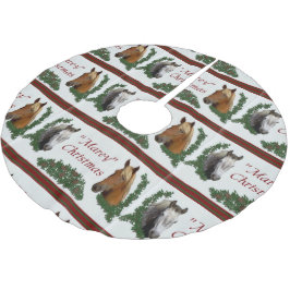 マーレ・イ・クリスマス ブラッシュドポリエステルツリースカート