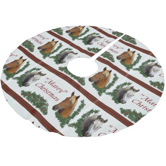 マーレ・イ・クリスマス ブラッシュドポリエステルツリースカート (アングル)