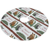 マーレ・イ・クリスマス ブラッシュドポリエステルツリースカート (アングル)