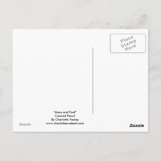 マーレ&フォールオリジナルアートポストカード ポストカード (裏面)