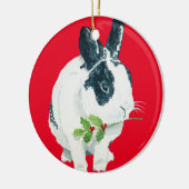 マーロンクリスマスオーナメントホリー セラミックオーナメント (左)