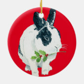 マーロンクリスマスオーナメントホリー セラミックオーナメント (裏面)