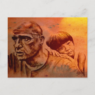 マーロンブランド ポストカード