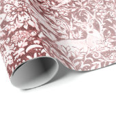 マーンエレガントクリスマスの森の動物トナカイ ラッピングペーパー (ロールコーナー)