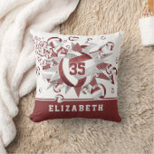 マーンガーリーグレーバレーボールのスターアスリート名 クッション (ブランケット)