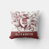 マーンガーリーグレーバレーボールのスターアスリート名 クッション (正面)