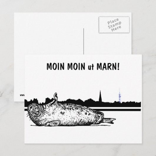 マーン！ ポストカード (正面/裏面)