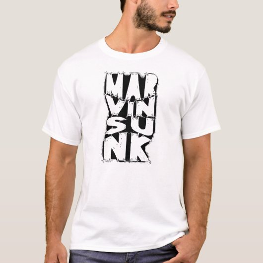 マーヴィンによって沈められる軽いワイシャツ Tシャツ (正面)