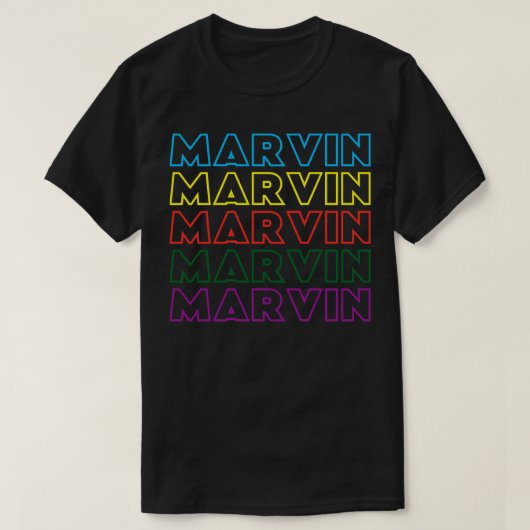 マーヴィンガイエタイポグラフィデザイン Tシャツ (デザイン正面)