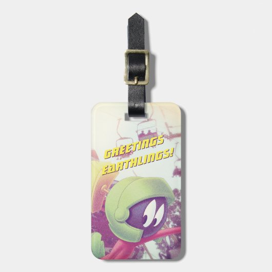 マーヴィンザマルティアン™オンバケーション ラゲッジタグ (正面縦)