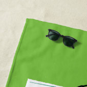 マーヴィンザマルティアン™引用文スケッチ ビーチタオル (インサイチュ)