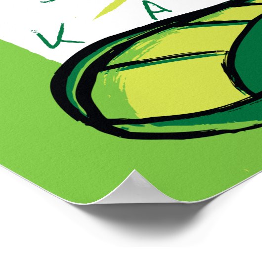 マーヴィンザマルティアン™引用文スケッチ ポスター (角)