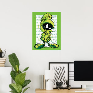マーヴィンザマルティアン™引用文スケッチ ポスター